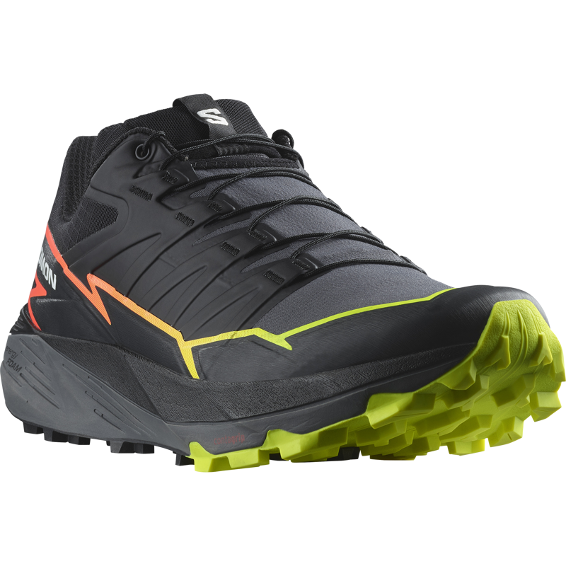 Salomon Thundercross Men's Trail/Fell Running Shoe in Black/Quiet Shade/Fiery Coral-5